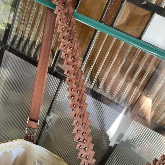 BCBG Maxazria NWT Metallic Silk Mini Dress Size 8 - Picture 12 of 14